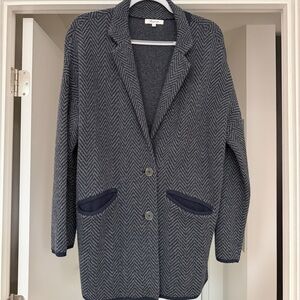 Women's Gray Herringbone Blazer by Madewell